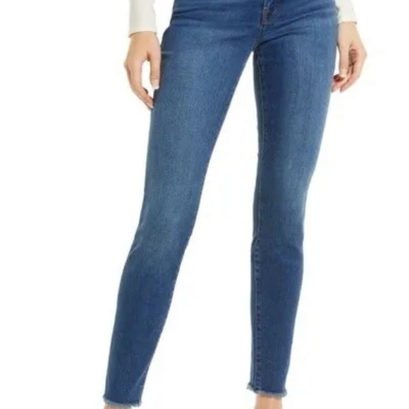 Good American Denim - Good American Good Legs Fray Hem, Blue 319, 2